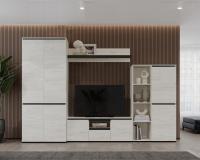 Гретта (Дуб крафт белый/Антрацит)