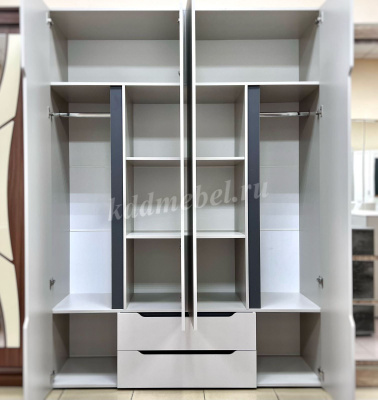 Шкаф Британа 4-х створчатый (Кашемир)