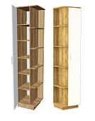 Шкаф-колонна Лего (Дуб бунратти/Белый)