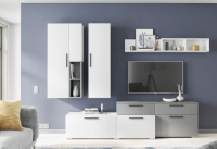 Гостиная Альберо Графит серый