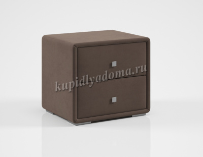 Тумба прикроватная Твист (Микровелюр/Шоколад)
