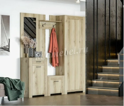 Прихожая Квадро (Дуб Делано светлый)