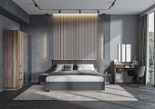 Шкаф Даллас 3-х створчатый ШК 01 (Дуб каньон/Графит)