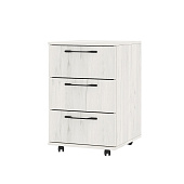 Тумба выкатная для компьютерного стола ПКС-9 (Дуб крафт белый)