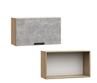 Шкаф верхний ШВГ 920*700 Кухня Бетоны (Дуб Сонома)