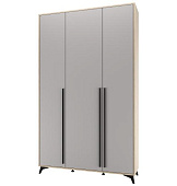 Шкаф Ева 1300 3С (Дуб экспресив песочный/Рейн)