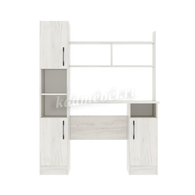 Стол компьютерный ПКС-6 (Дуб крафт белый)