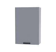 Шкаф верхний сушка высокий с единым фасадом В6С кухня Кантри (Белый/Бетон светлый)