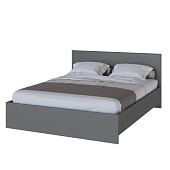 Кровать Плейона 1.6 (Графит серый)