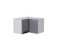 Шкаф верхний угловой УВП 360 кухня Кампео (Белый/Пудра)