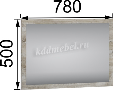Зеркало Чикаго ЧЗ-30 (Дуб юкон)