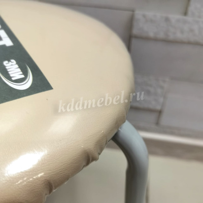 Табурет круглый Пенёк-220 крепкий (Ваниль)