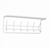 Вешалка с полкой ЗМИ 80 см (Белый)