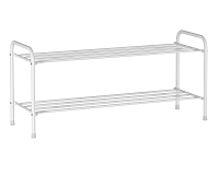 Подставка для обуви Альфа-32 2-х полочная (Белый)