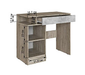 Стол косметический Вегас (Дуб крафт серый/Цемент)