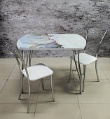 Стол обеденный Волна-2 В5 (Акварель 305)