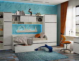 Гретта (Дуб крафт белый/Антрацит) Гретта (Дуб крафт белый/Антрацит)