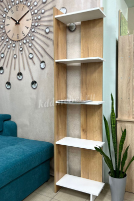 Стеллаж Бейсик-2 (Крафт/Белый)