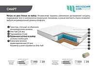 Матрас Смарт STRONG-600 2000*2000 (Мелодия сна)