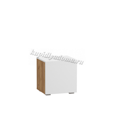 Тумба Альба (Дуб крафт золотой/Белый)