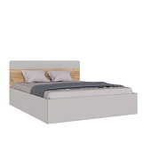 Кровать Вегас 1.6 с ортопедическим основанием (Кашемир/Дуб крафт золотой)