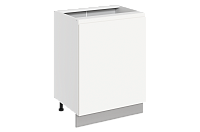 Шкаф рабочий Фьюжн 42.48 L600 правый (1 дв. гл.) (Белый эмаль)