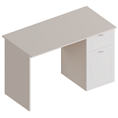 Стол письменный Лорэн правый (Тефия/Софт айс)