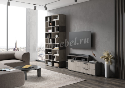 Стеллаж Эдинбург СТЛ 01 (Железный камень)