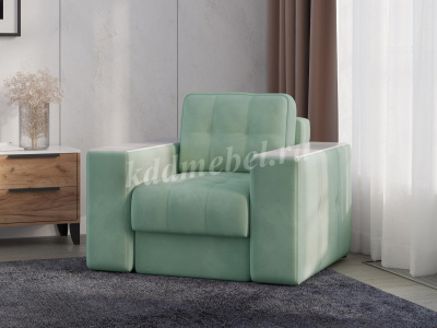 Кресло Виконт (Мятный/Холст белый)