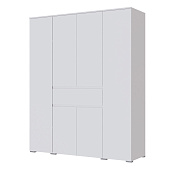 Шкаф Плейона спальня 4-х створчатый (Белый древесные поры)