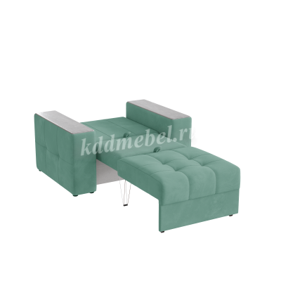 Кресло-кровать Виконт (Мятный/Холст белый)