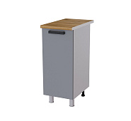 Шкаф нижний 35Р кухня Танго без столешницы (Белый/Лайм глянец)