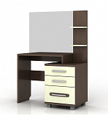 Туалетный столик Инфинити (Дуб сантана темный/Жемчуг глянец)