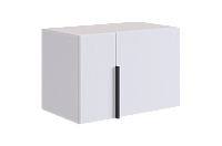 Антресоль 2дв. Баско L600 (Белое дерево)