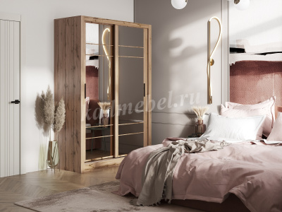 Шкаф-купе Дрим-1 1500 (Дуб вотан)