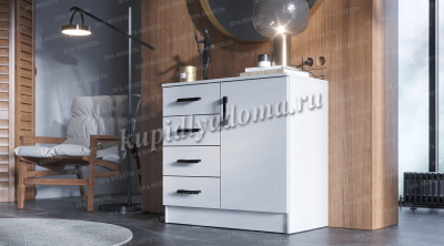 Комод К800 1Д (Белый)