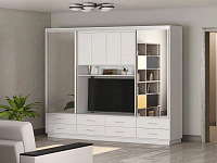 Шкаф-купе Милос 11-02 NEW (Белая Аляска)