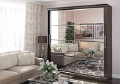 Шкаф-купе Танго 1.5 зеркало Р (Венге)