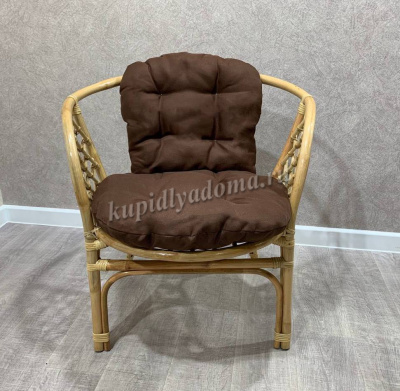 Кресло Bahama (Ротанг №4, ткань Matador 010)