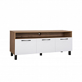 Тумба  Манхеттен 13.231 (Дуб крафт табачный/Белый шагрень)