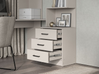 Компьютерный стол Брауни Левый прибл1 Кашемир