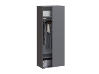 МС Люмьер Шкаф угловой Графит откр