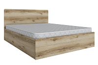 Кровать Мадрид МД-1 1.6 с настилами (Дуб делано)