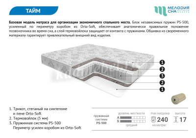 Матрас Тайм 1600*2000