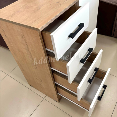 Комод К800 1Д (Дуб Вотан/Белый)