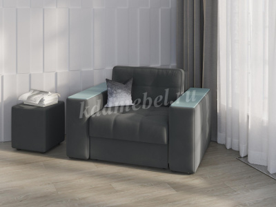 Кресло-кровать Нави (Серый/Бриз белый)