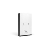 Шкаф 3д 2ящ. Чикаго (Антрацит/Белый)