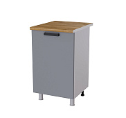 Шкаф нижний 5Р кухня Нагано без столешницы (Белый/Ясень анкор светлый)