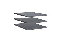 Полки для пенала Люмьер 3шт. (Графит)