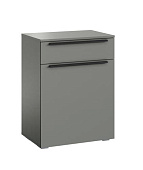 Тумба с ящиком Люмьер 600 (Шиншилла серая)